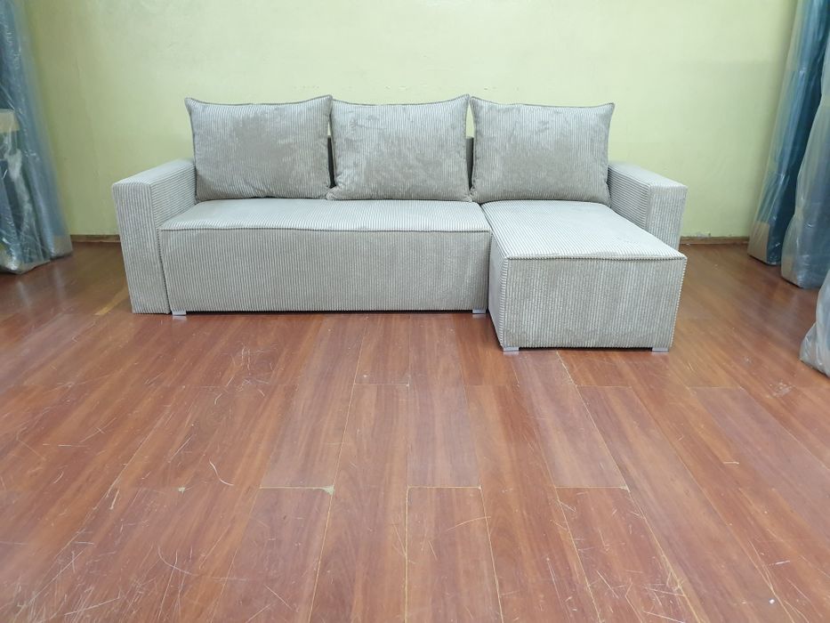 Narożnik Noko Sztruks Kolory Dowolne Kanapa Sofa