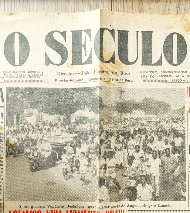 O Século 1961 Guerra em ANGOLA