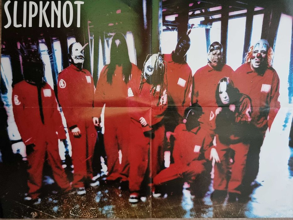 UNIKAT! Plakat SLIPKNOT z 1999 r. - Format A2 (55 x 40 cm) - NOWY!