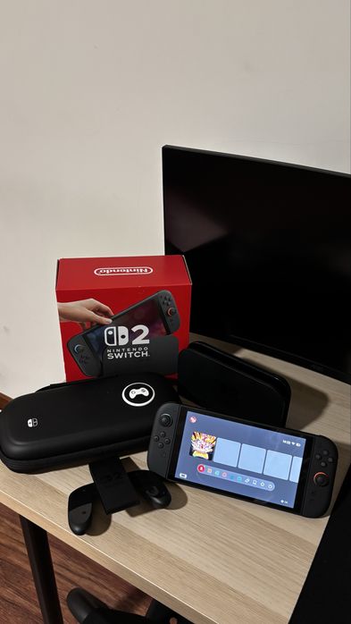 Nintendo Switch 2 + Donkey kong Bananza + Case