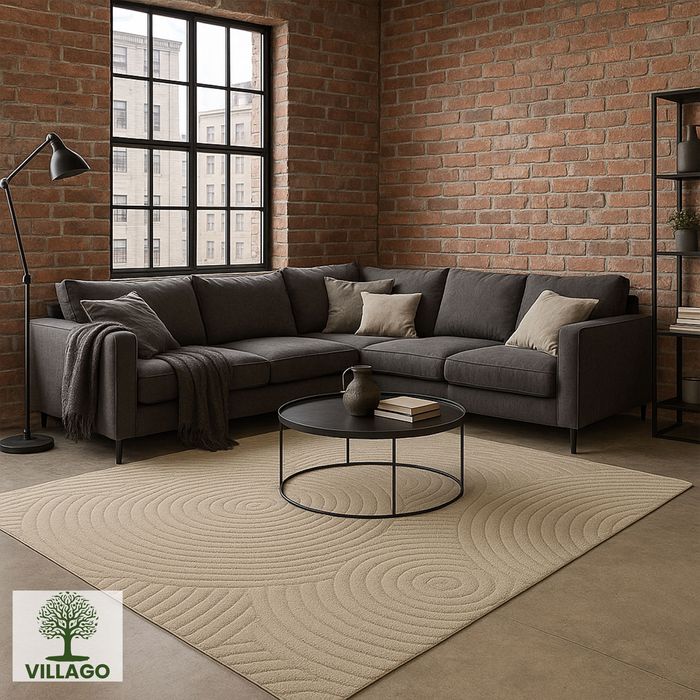 NOWY Dywan Villago Home POLO Raining Camel wymiary 160x230 cm PREMIUM