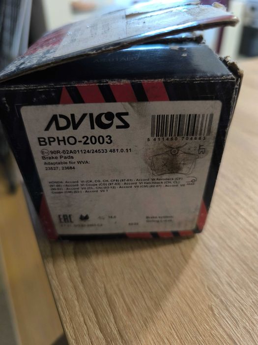 Calços travão traseiros AISIN para Honda Accord VI e VII