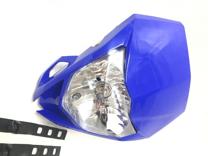 LAMPA REFLEKTOR Enduro Cross Yamaha WR Niebieska REFLEKTOR