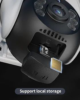 [Novo] Kit Câmara de Segurança a Bateria Xiaovv 2K - 4G - PTZ 8000mAh