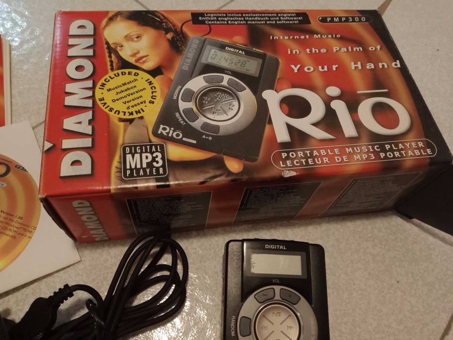 Diamond Rio PMP300 - Leitor de MP3 - O primeiro leitor do mundo