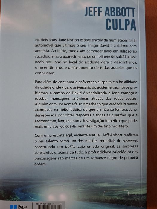 Culpa " Jeff Abbott "