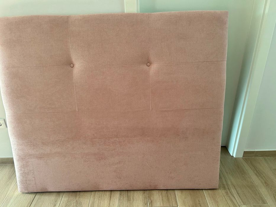 Cabeceira de cama e sommier 140x190 cm