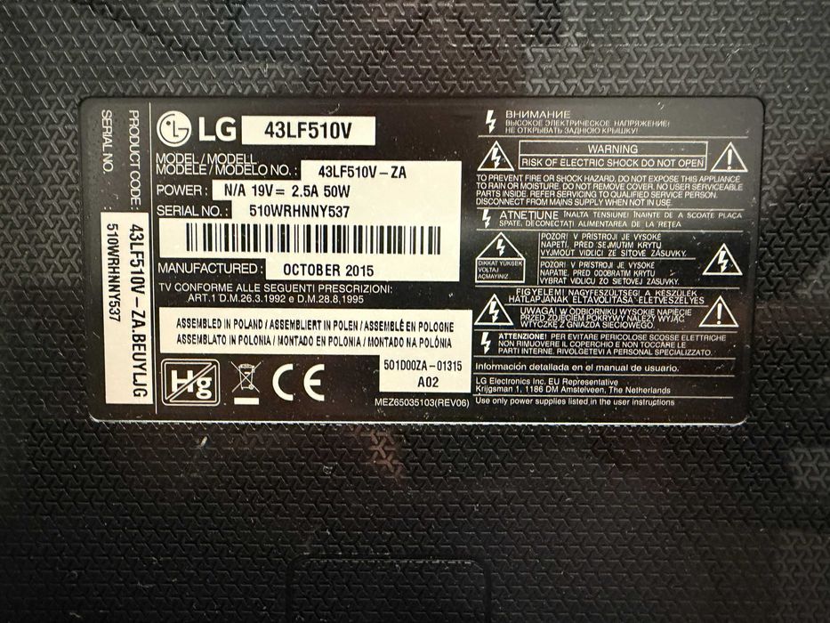 TV LG 43 Polegadas ver anúncio