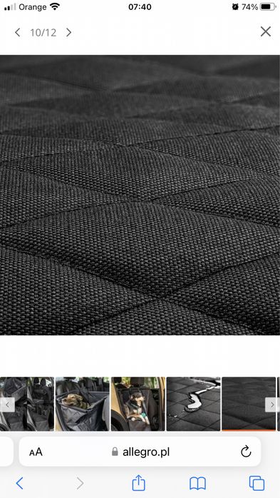 Fotelik samochodowy dla psa, kota