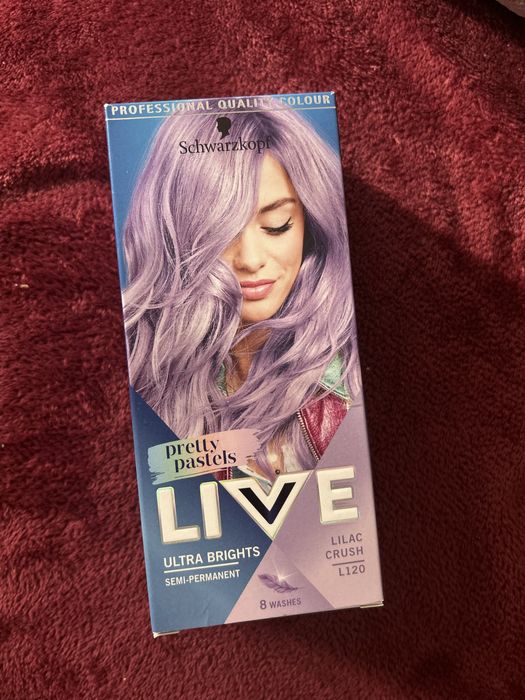 Farba do wlosów półtwała schwarzkopf live lilac