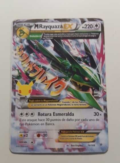 M Rayquaza EX #76 Pokemon Celebrations