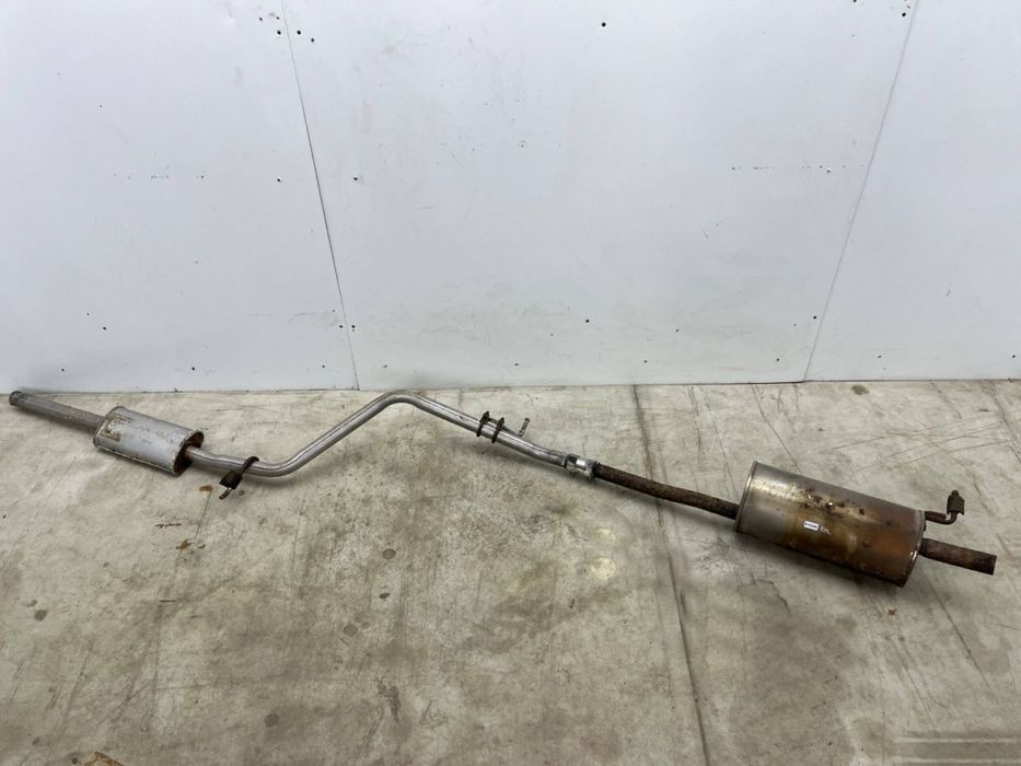 Wydech Dacia Logan 1 I 05-14r. 1.4 1.6 MPI benzyna tłumik końcowy środkowy rura KOMPLET 8200774459