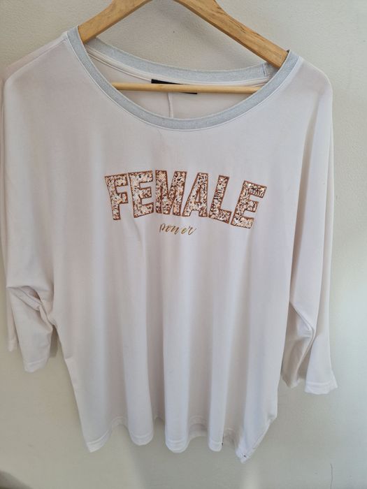 Bluzka xxl zdobienia