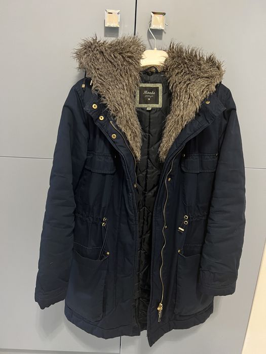 Jesienno-zimowa kurtka damska typu parka. Rozmiar 36!