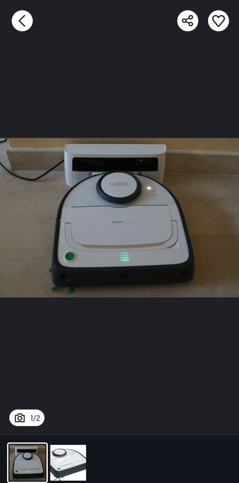 Aspirador kobold VR300 novo