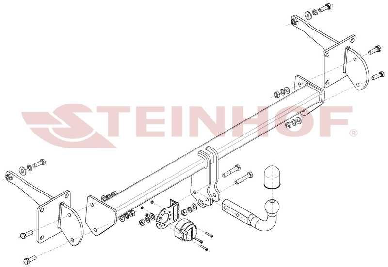 Nowy hak holowniczy + moduł 7 pin Volkswagen Caddy V od 2020 P