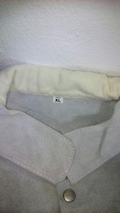 Casaco soldador em cabedal novo