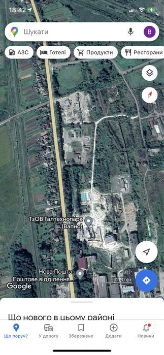 Склад ангар Івано-Франківськ-Львів комерція 0.62га