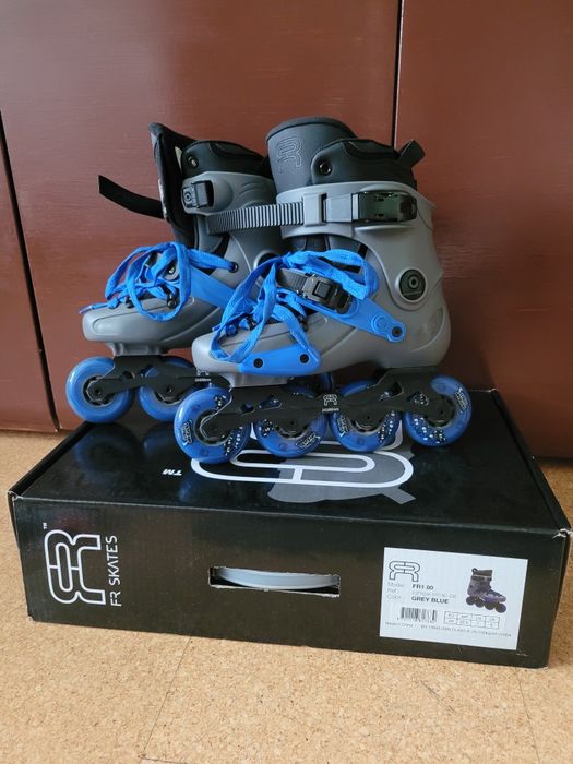 Rolki FR1 80 Grey Blue skates