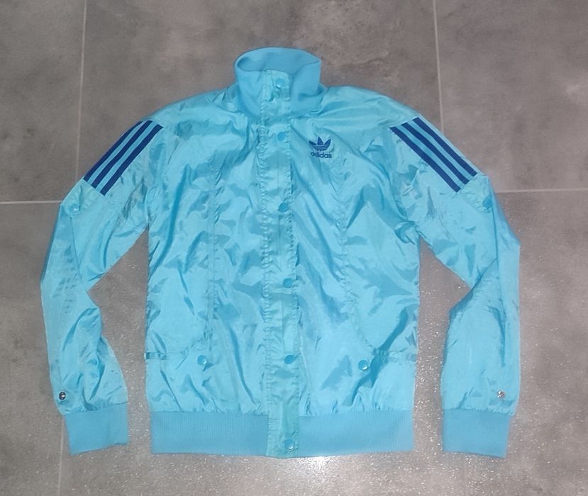Kurtka Adidas r. 12 / M Retro Vintage bomberka