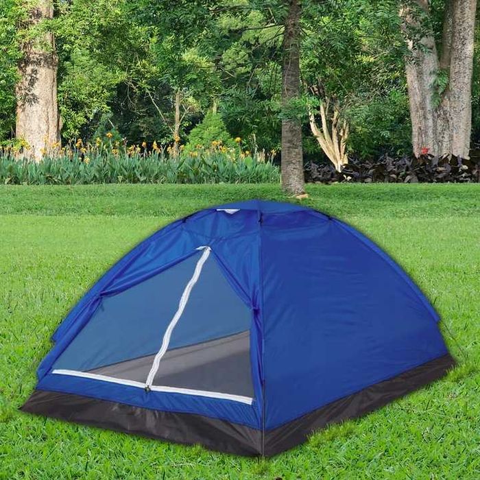 Duży Namiot Turystyczny Kempingowy Rodzinny 3 Osobowy  Biwak 150x205cm