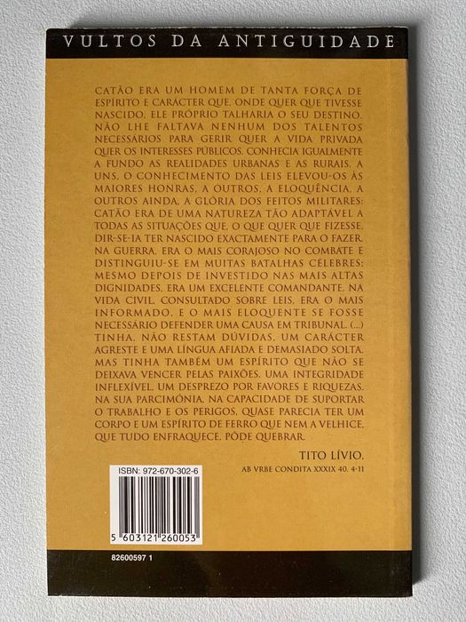 Catão Censor, de Maria Cristina Pimentel