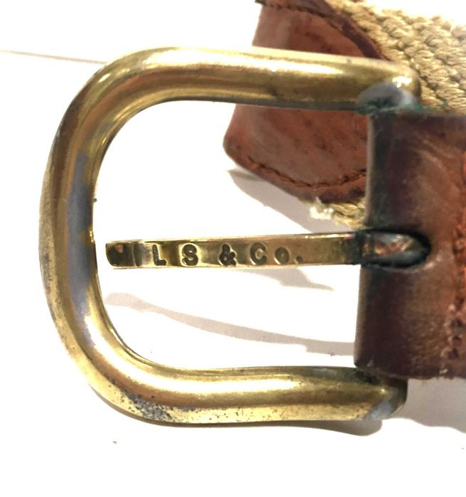 Levis Straus & Co - Cinto antigo dos anos 70 - marcado - ORIGINAL