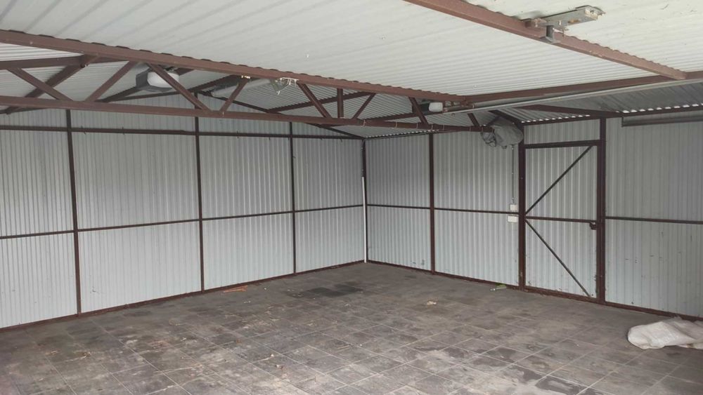 Garaż blaszany dwustanowiskowy