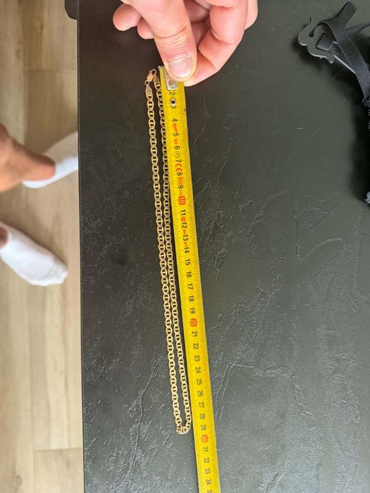 Złoty łańcuszek 585 gucci