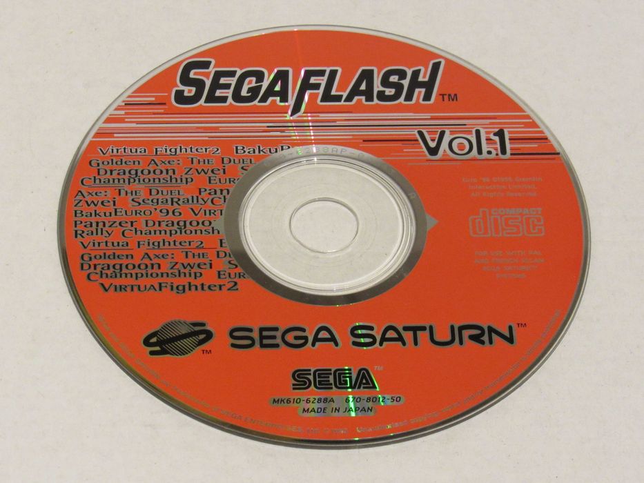Sega Flash Volume 1 demos Sega Saturn64309676753026120