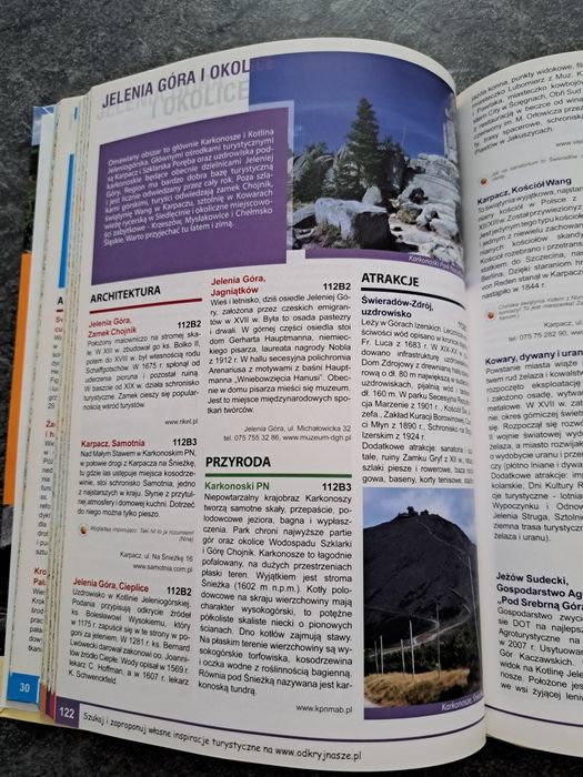 Przewodnik turystyczny po Polsce.