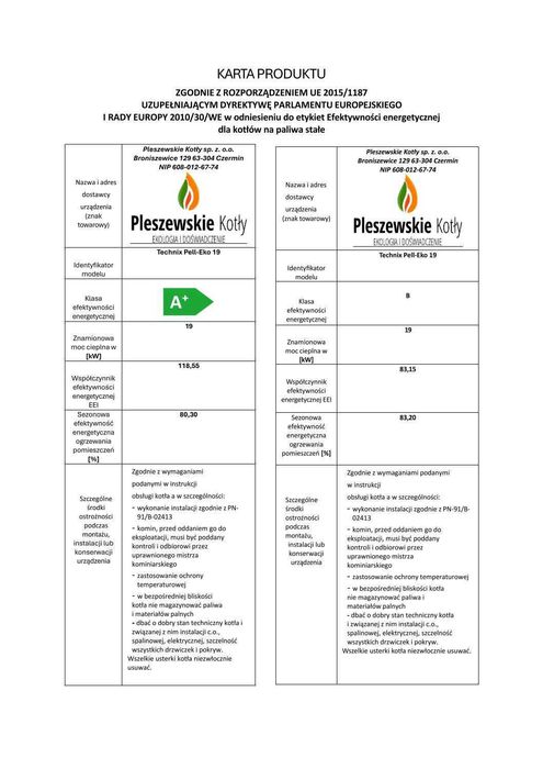 Kocioł z Podajnikiem na Pellet i Ekogroszek 19kW 5 klasa Ekodesign, HYBRYDA, DUO, dwupaliwowy, dwufunkcyjny, dostawa GRATIS, dotacja, montaż