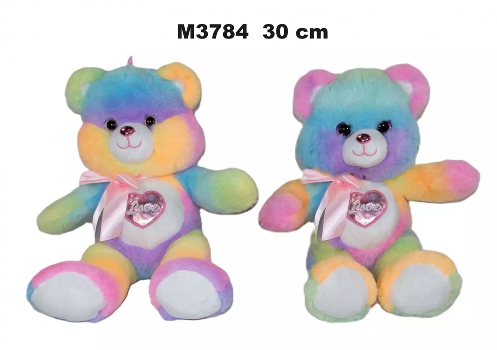 Pluszak Miś 30cm Siedzacy z Serduszkiem Sa 1/12. Sun-day. Nowy Produkt