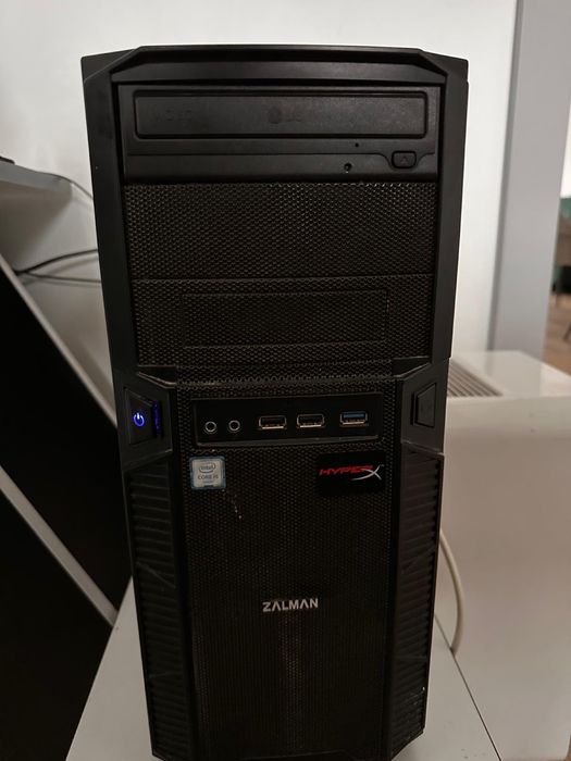 Komputer PC Zalman SSD Intel core i5 monitor w zestawie