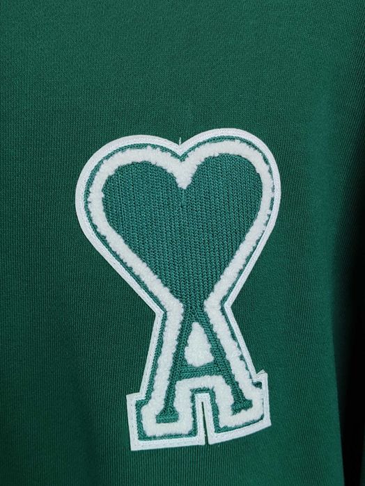 Худі AMI Paris Oversize Ami de Coeur hoodie Green