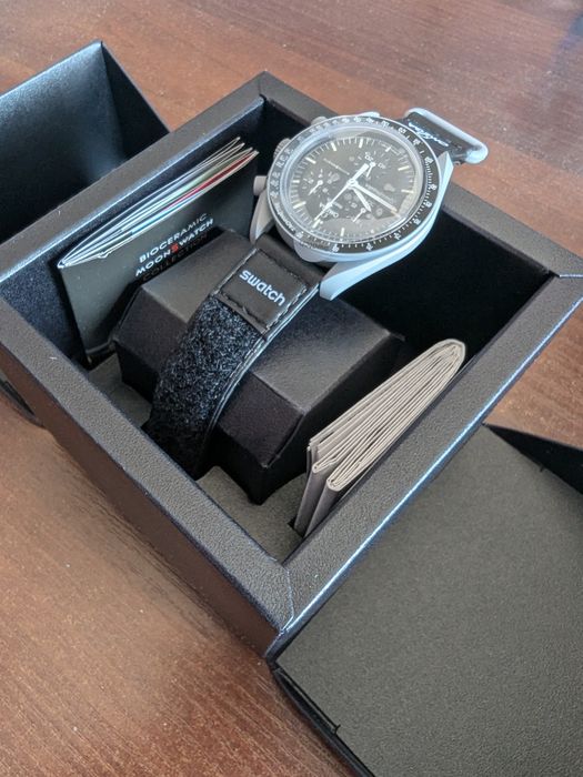 Наручний годинник Swatch x Omega Bioceramic Mission to the moon