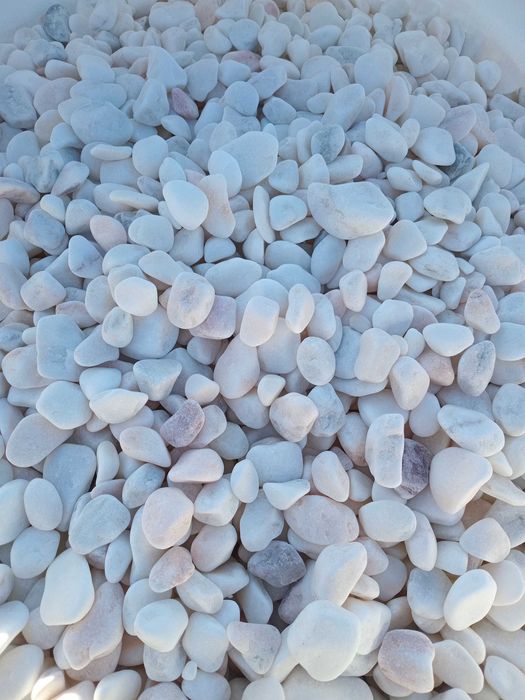 Seixo Rolado Branco Puro