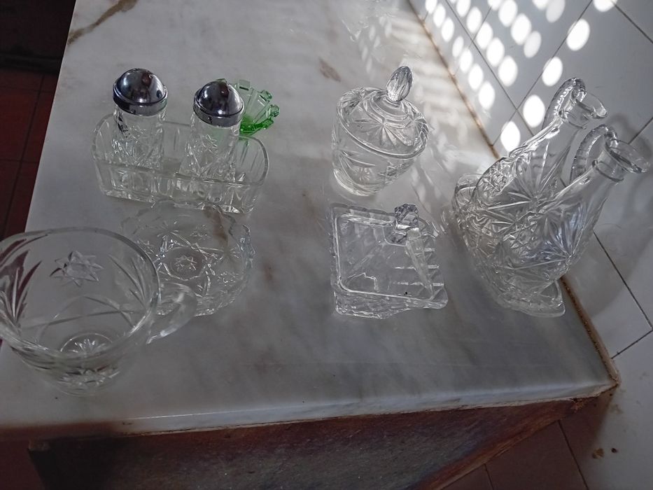 Conjunto de  Peças Antigas Utilitárias Decorativas