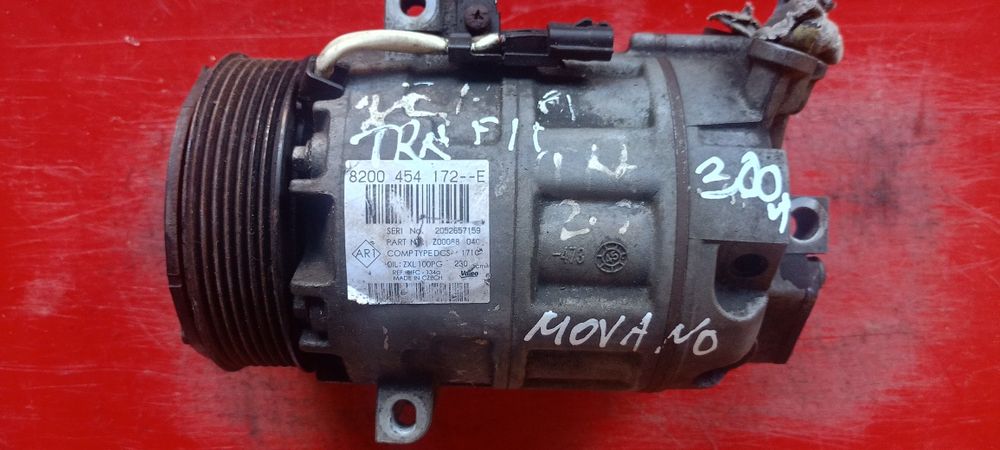 Sprężarka klimatyzacji Opel Movano, Renault Trafic, 8200.454.172 E