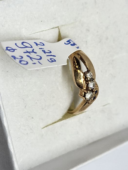 Pierścionek 14k 585 2,21g r20 Komis madej Gorlice