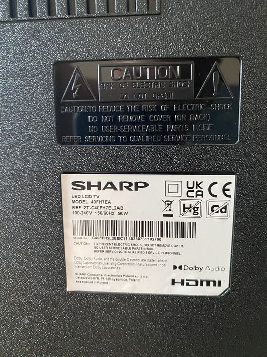 Telewizor SHARP 40 cali