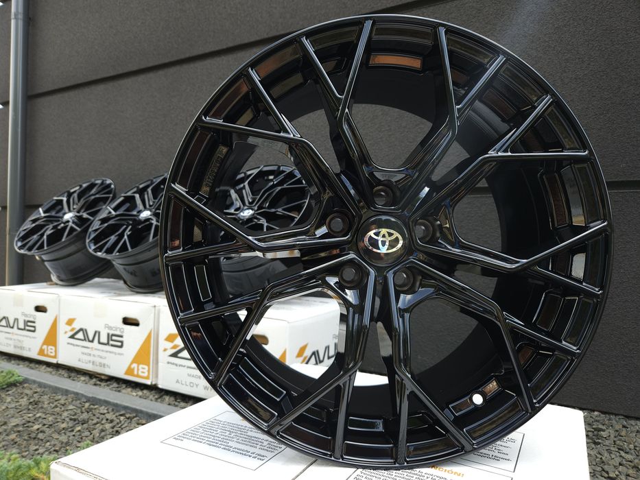 Toyota C-HR II 18  Nowe 5x114,3 RAV4 V Corolla Cross ET35 Felgi Czarne