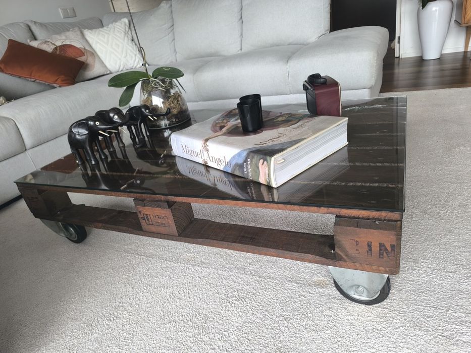 Mesa  de centro em palete