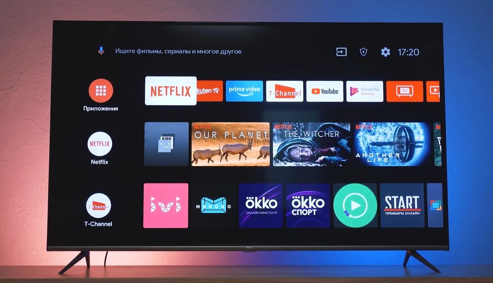 Телевізор TCL 55 дюйма 4K Smart TV Телевизор