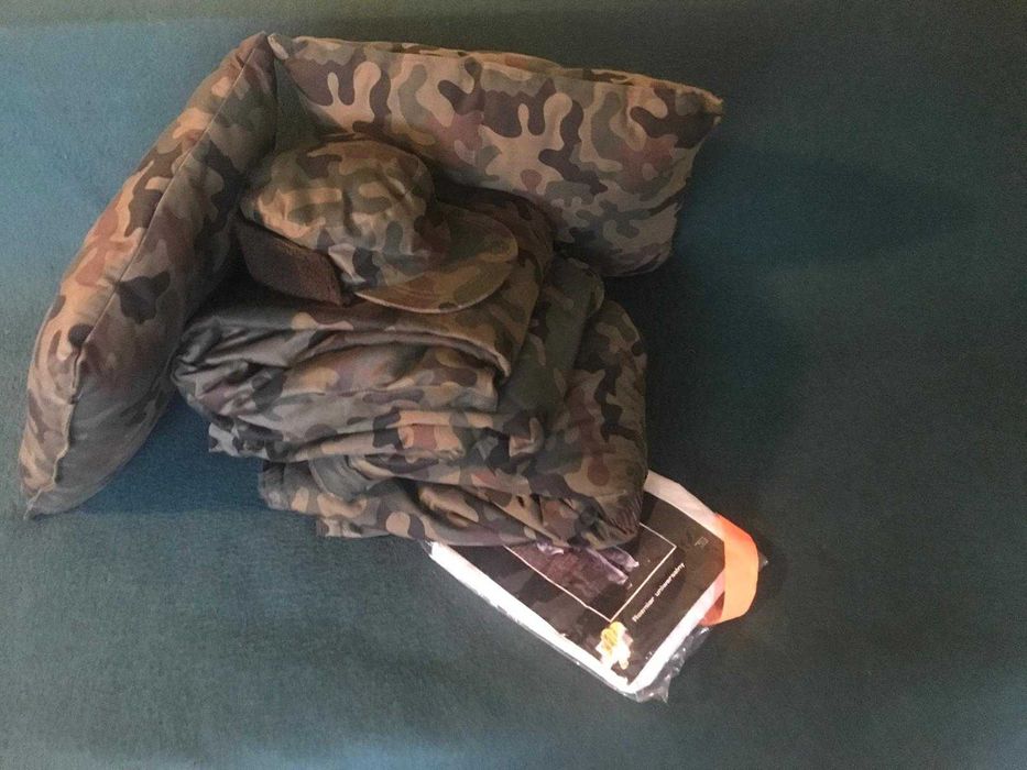 Myśliwskie – kurtka, spodnie, kamizelka, czapka, maskujące, w teren