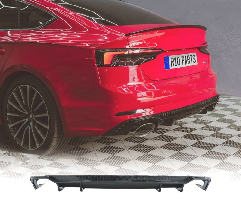 DIFUSOR AUDI A5 SPORTBACK S LINE 16-19 LOOK RS5
