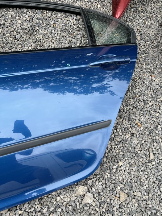 Drzwi lewy tyl lewe bmw e46 sedan topasblau