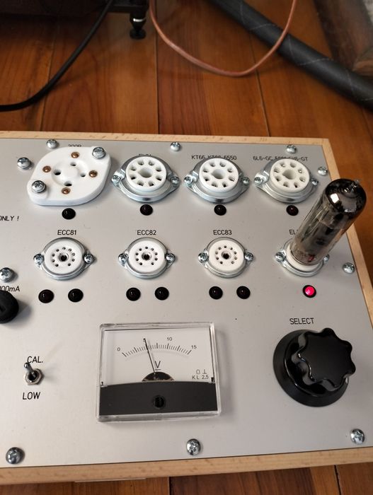 EL84 6BQ5 Baldwin Black Plate by Sylvania 6 unidades (emparelhadas) NO