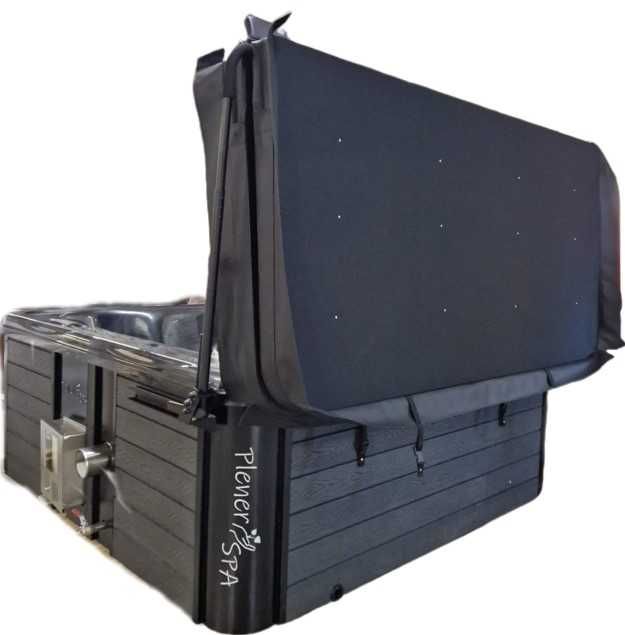 Balia, jacuzzi, ogrodowe, akryl, kwadrat 245/245 cm,