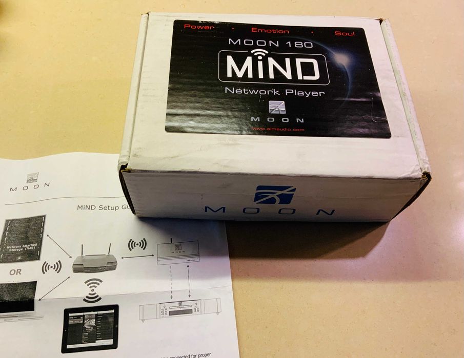 Streamer Simaudio MOON 180 MiND odtwarzacz sieciowy +zasilacz nostromo